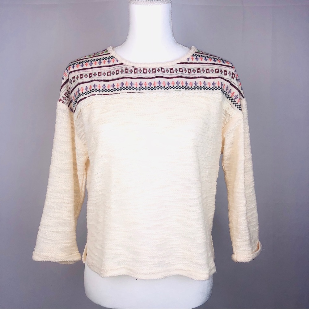 Flying Tomato Long Sleeve Southwest Style Size M